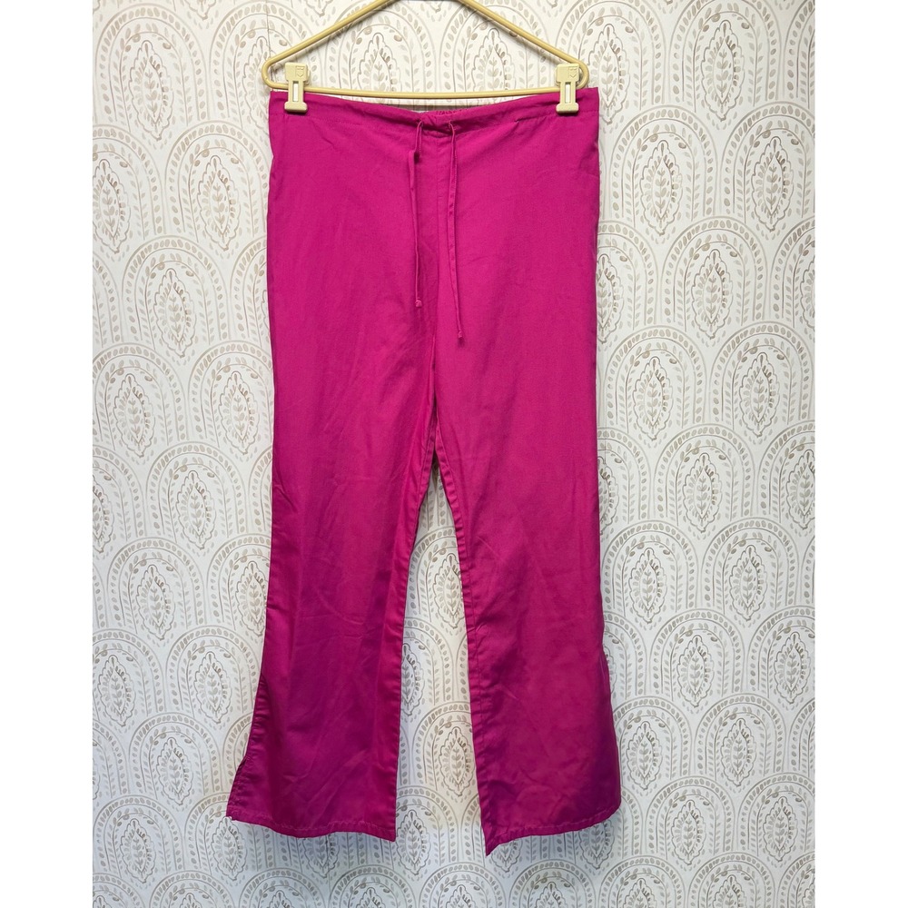 Cherokee Workwear Scrub Pants Women S Pink Drawstring Elastic Waist‎ Style 4101